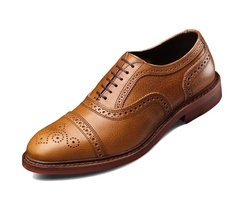 Leather Brogue Oxford Shoes — alternate view