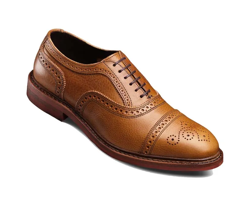 Leather Brogue Oxford Shoes