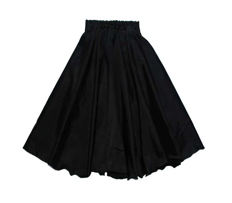 Tassel-Trim Pleated Midi Skirt — alternate view