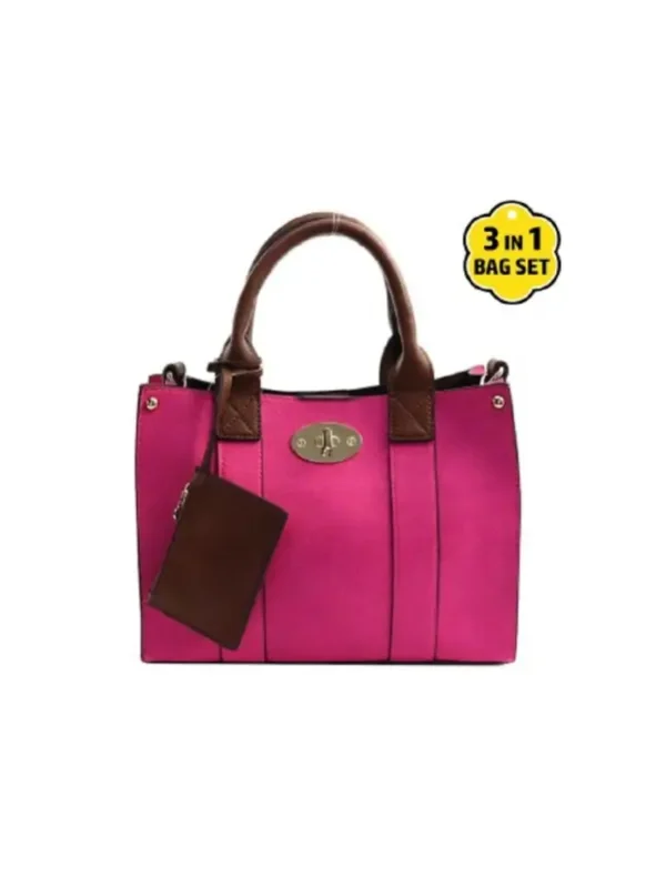 Fashion Faux Leather 3 in 1 Mini Handbag