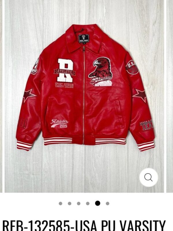 USA Pu Varsity Jacket